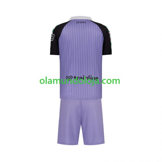 Camisola Real Betis Guarda-redes Retro Criança Equipamento Primeiro 2025-2026 Manga Curta